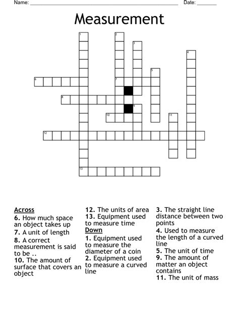 measure thickness of objects crossword clue|thickness measure acronym.